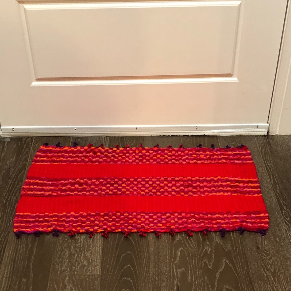 Sangria Handmade Door Bath Kitchen Mat or Rug